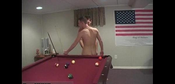  Gay movie An virginal game of pool, suddenly turns into a